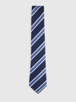 Alvaro Moreno Corbatas|Corbatas|CORBATA JACQUARD MF Azul Marino