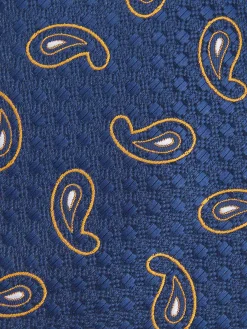Alvaro Moreno Corbatas|Corbatas|CORBATA JACQUARD MF Azul Marino