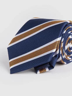 Alvaro Moreno Corbatas|Corbatas|CORBATA JACQUARD MF Azul Marino