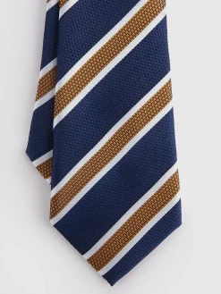 Alvaro Moreno Corbatas|Corbatas|CORBATA JACQUARD MF Azul Marino