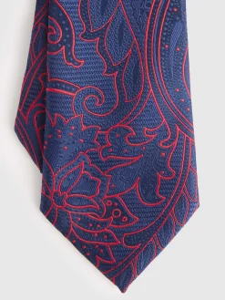 Alvaro Moreno Corbatas|Corbatas|CORBATA JACQUARD MF Azul Marino