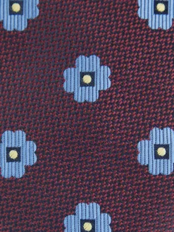 Alvaro Moreno Corbatas|Corbatas|CORBATA JACQUARD MF Burdeos
