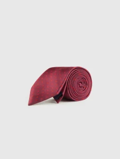 Alvaro Moreno Corbatas|Corbatas|CORBATA JACQUARD MF Burdeos