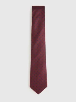 Alvaro Moreno Corbatas|Corbatas|CORBATA JACQUARD MF Burdeos