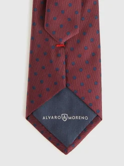 Alvaro Moreno Corbatas|Corbatas|CORBATA JACQUARD MF Burdeos