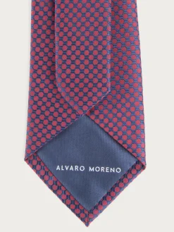 Alvaro Moreno Corbatas|Corbatas|CORBATA JACQUARD MF Burdeos
