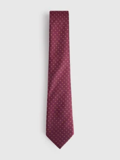 Alvaro Moreno Corbatas|Corbatas|CORBATA JACQUARD MF Burdeos