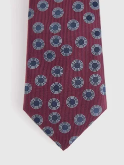 Alvaro Moreno Corbatas|Corbatas|CORBATA JACQUARD MF Burdeos