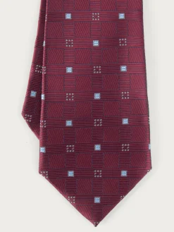 Alvaro Moreno Corbatas|Corbatas|CORBATA JACQUARD MF Burdeos