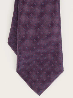 Alvaro Moreno Corbatas|Corbatas|CORBATA JACQUARD MF Burdeos