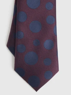Alvaro Moreno Corbatas|Corbatas|CORBATA JACQUARD MF Burdeos