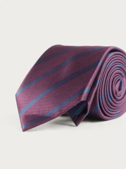 Alvaro Moreno Corbatas|Corbatas|CORBATA JACQUARD MF Burdeos