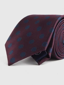 Alvaro Moreno Corbatas|Corbatas|CORBATA JACQUARD MF Burdeos