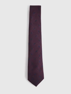 Alvaro Moreno Corbatas|Corbatas|CORBATA JACQUARD MF Burdeos