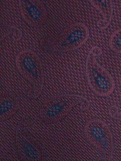 Alvaro Moreno Corbatas|Corbatas|CORBATA JACQUARD MF Burdeos