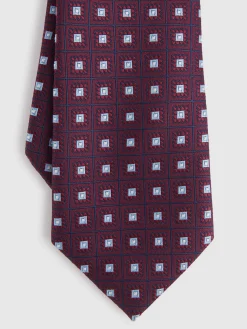 Alvaro Moreno Corbatas|Corbatas|CORBATA JACQUARD MF Burdeos