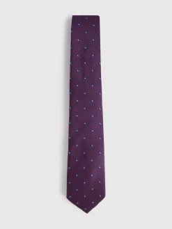 Alvaro Moreno Corbatas|Corbatas|CORBATA JACQUARD MF Burdeos