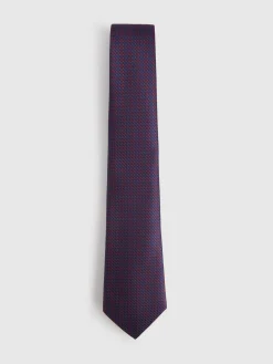 Alvaro Moreno Corbatas|Corbatas|CORBATA JACQUARD MF Burdeos