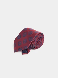 Alvaro Moreno Corbatas|Corbatas|CORBATA JACQUARD MF Rojo