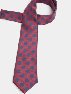 Alvaro Moreno Corbatas|Corbatas|CORBATA JACQUARD MF Rojo