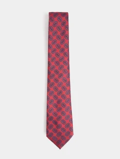 Alvaro Moreno Corbatas|Corbatas|CORBATA JACQUARD MF Rojo