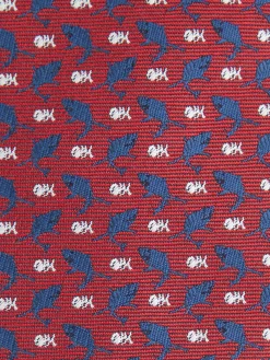 Alvaro Moreno Corbatas|Corbatas|CORBATA JACQUARD MF Rojo