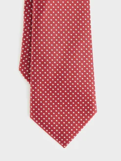 Alvaro Moreno Corbatas|Corbatas|CORBATA JACQUARD MF Rojo