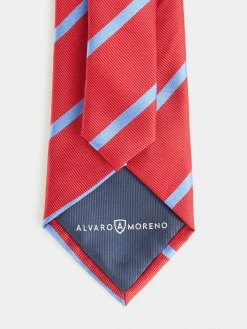 Alvaro Moreno Corbatas|Corbatas|CORBATA JACQUARD MF Rojo