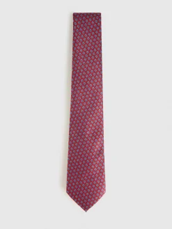 Alvaro Moreno Corbatas|Corbatas|CORBATA JACQUARD MF Rojo