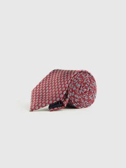 Alvaro Moreno Corbatas|Corbatas|CORBATA JACQUARD MF Rojo