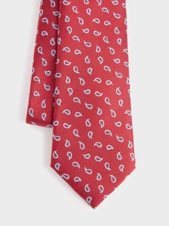 Alvaro Moreno Corbatas|Corbatas|CORBATA JACQUARD MF Rojo