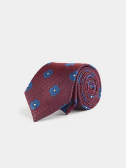 Alvaro Moreno Corbatas|Corbatas|CORBATA JACQUARD MF Rojo