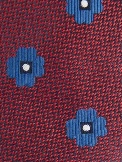 Alvaro Moreno Corbatas|Corbatas|CORBATA JACQUARD MF Rojo