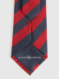 Alvaro Moreno Corbatas|Corbatas|CORBATA JACQUARD MF Rojo