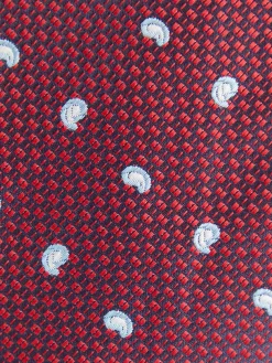 Alvaro Moreno Corbatas|Corbatas|CORBATA JACQUARD MF Rojo