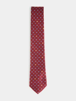 Alvaro Moreno Corbatas|Corbatas|CORBATA JACQUARD MF Rojo