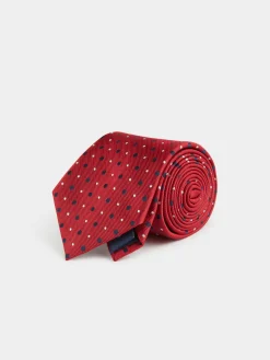 Alvaro Moreno Corbatas|Corbatas|CORBATA JACQUARD MF Rojo