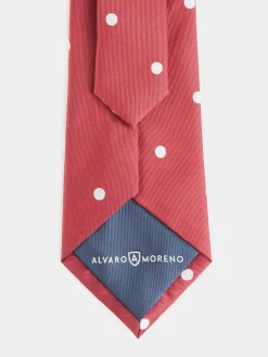 Alvaro Moreno Corbatas|Corbatas|CORBATA JACQUARD MF Rojo
