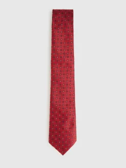 Alvaro Moreno Corbatas|Corbatas|CORBATA JACQUARD MF Rojo