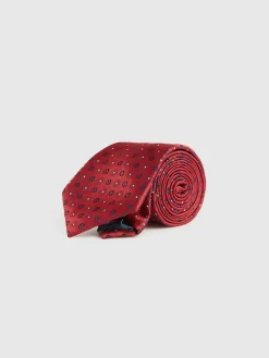 Alvaro Moreno Corbatas|Corbatas|CORBATA JACQUARD MF Rojo