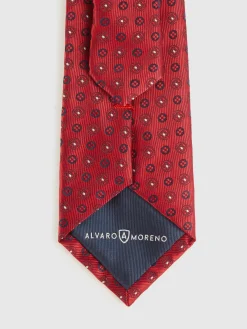 Alvaro Moreno Corbatas|Corbatas|CORBATA JACQUARD MF Rojo