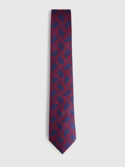 Alvaro Moreno Corbatas|Corbatas|CORBATA JACQUARD MF Rojo