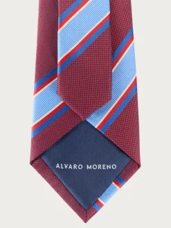 Alvaro Moreno Corbatas|Corbatas|CORBATA JACQUARD MF Rojo