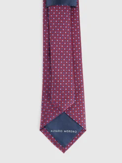 Alvaro Moreno Corbatas|Corbatas|CORBATA JACQUARD MF Rojo