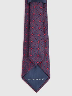 Alvaro Moreno Corbatas|Corbatas|CORBATA JACQUARD MF Rojo