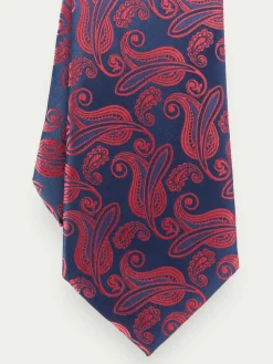 Alvaro Moreno Corbatas|Corbatas|CORBATA JACQUARD MF Rojo