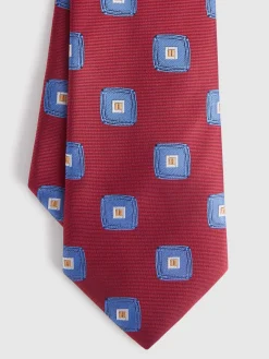 Alvaro Moreno Corbatas|Corbatas|CORBATA JACQUARD MF Rojo