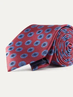 Alvaro Moreno Corbatas|Corbatas|CORBATA JACQUARD MF Rojo