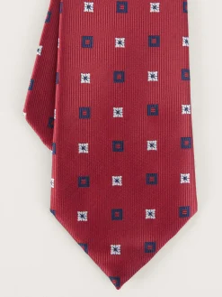 Alvaro Moreno Corbatas|Corbatas|CORBATA JACQUARD MF Rojo