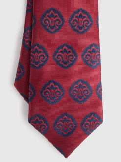 Alvaro Moreno Corbatas|Corbatas|CORBATA JACQUARD MF Rojo